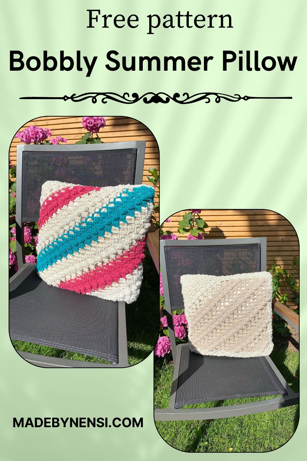 Bobbly Summer pillow.jpg